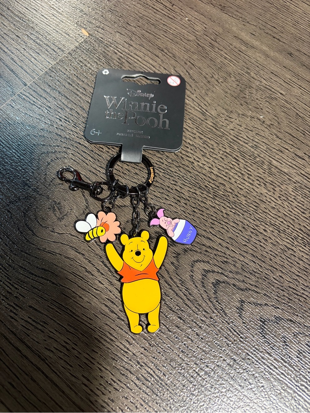 Winnie the Pooh Yellow Keychain  - Official Disney